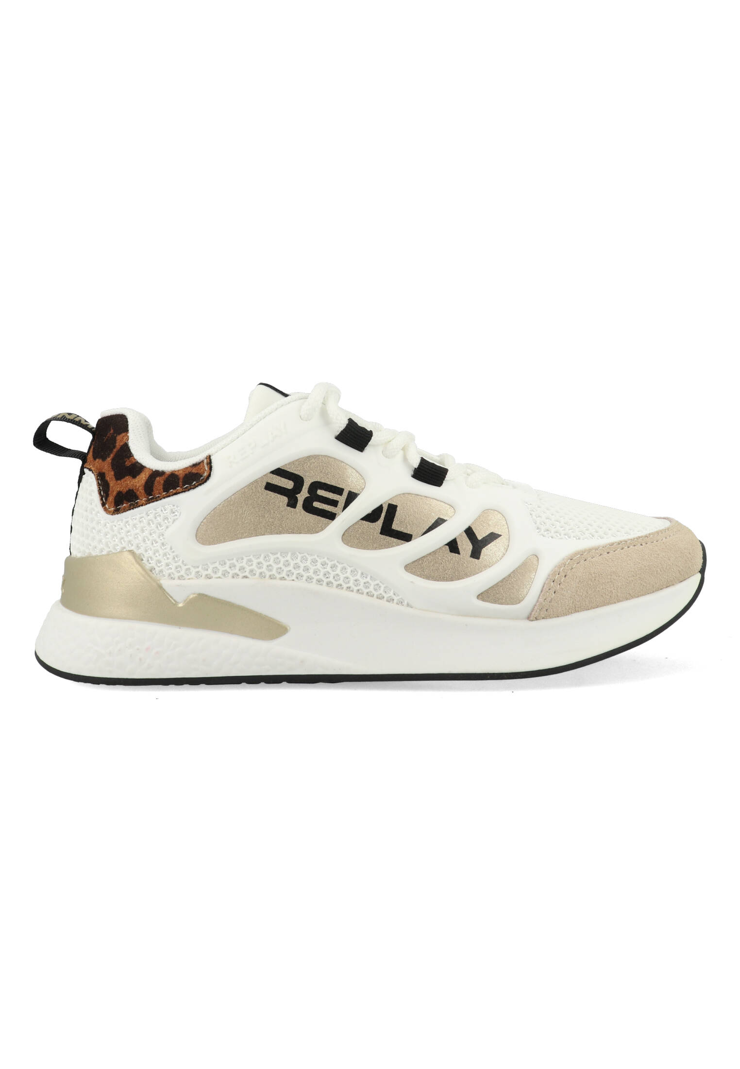 Replay Maze JR Suede JS540002S 3094 Beige Goud 30 maat 30