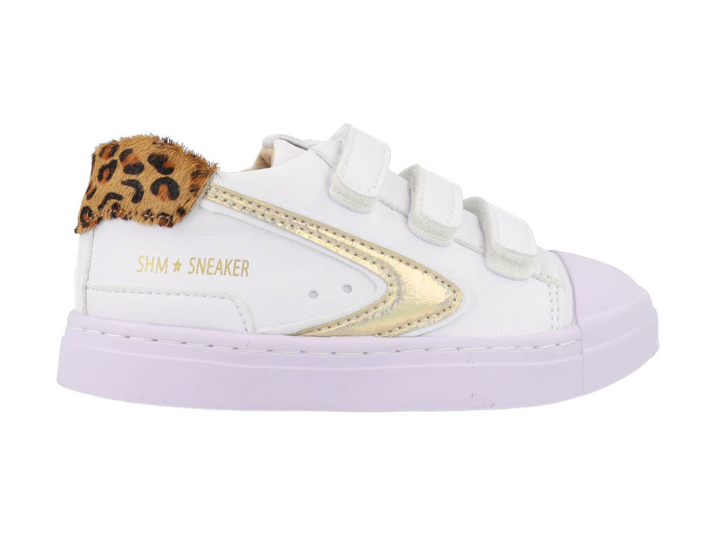 Shoesme Sneakers SH22S016 A Wit Goud 26 maat 26