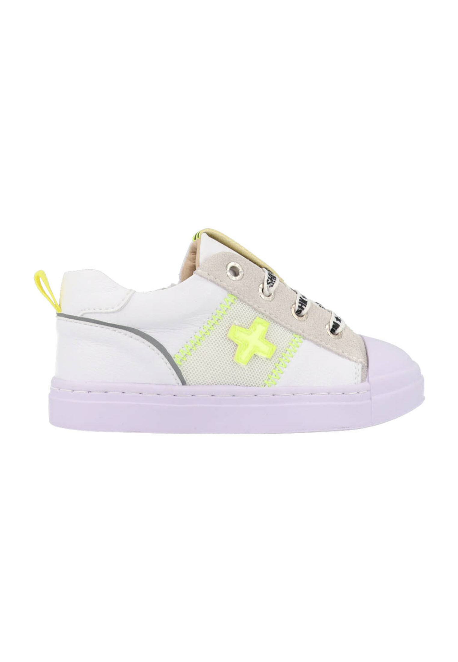 Shoesme Sneakers SH22S021 H Wit Geel 29 maat 29